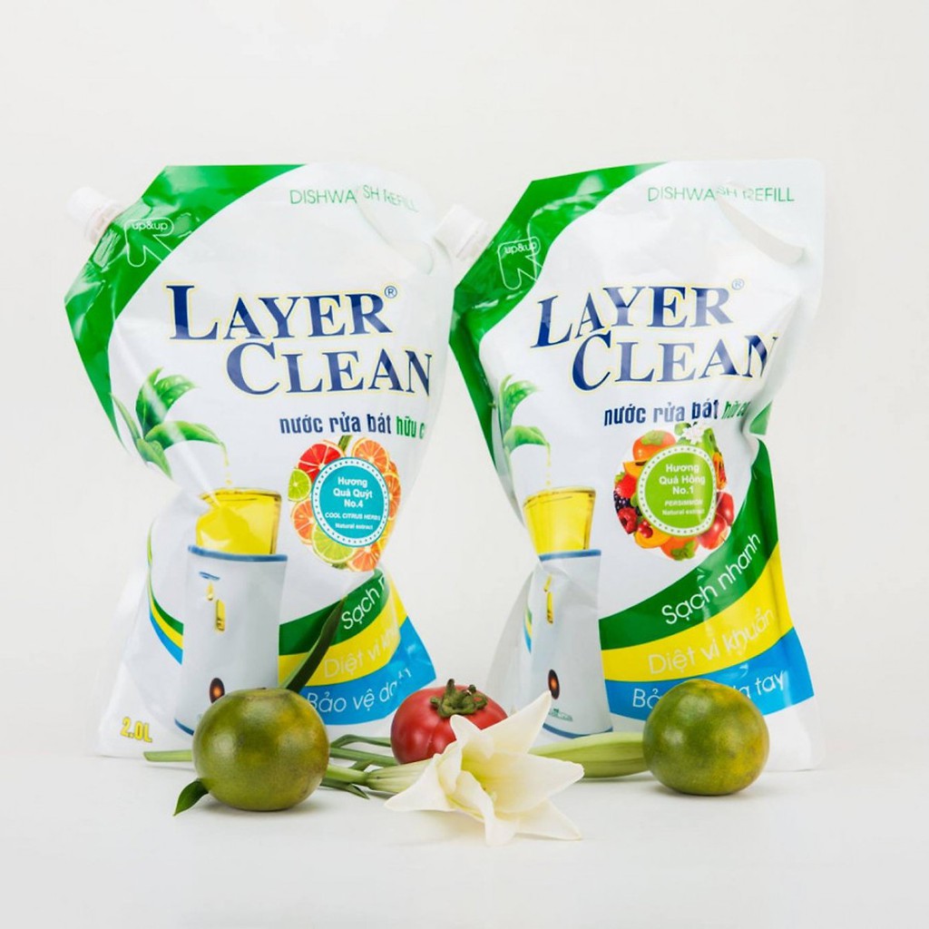 Nước Rửa Chén Hữu Cơ Layer Clean (Túi 2L) | Shopee Việt Nam