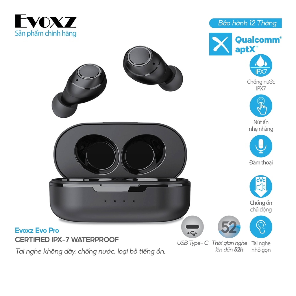 Tai Nghe Bluetooth Tws Evoxz Pro Shopee Vi T Nam