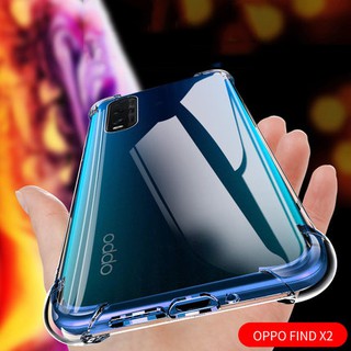 Ốp điện thoại mềm OPPO Find X2 Ốp điện thoại chống sốc bằng silicon trong suốt Ốp điện thoại TPU trong suốt