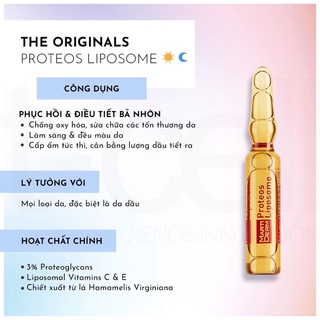 Ampoule Chống Oxy Hoá, Phục Hồi, Giảm Tiết Bã Nhờn - MartiDerm The Originals Proteos Liposome