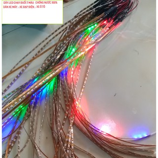 DÂY LED CHẠY ĐUỔI 7 MÀU DÁN XE MÁY - XE ĐIỆN - Ô TÔ - ĐỒ CHƠI XE MÁY
