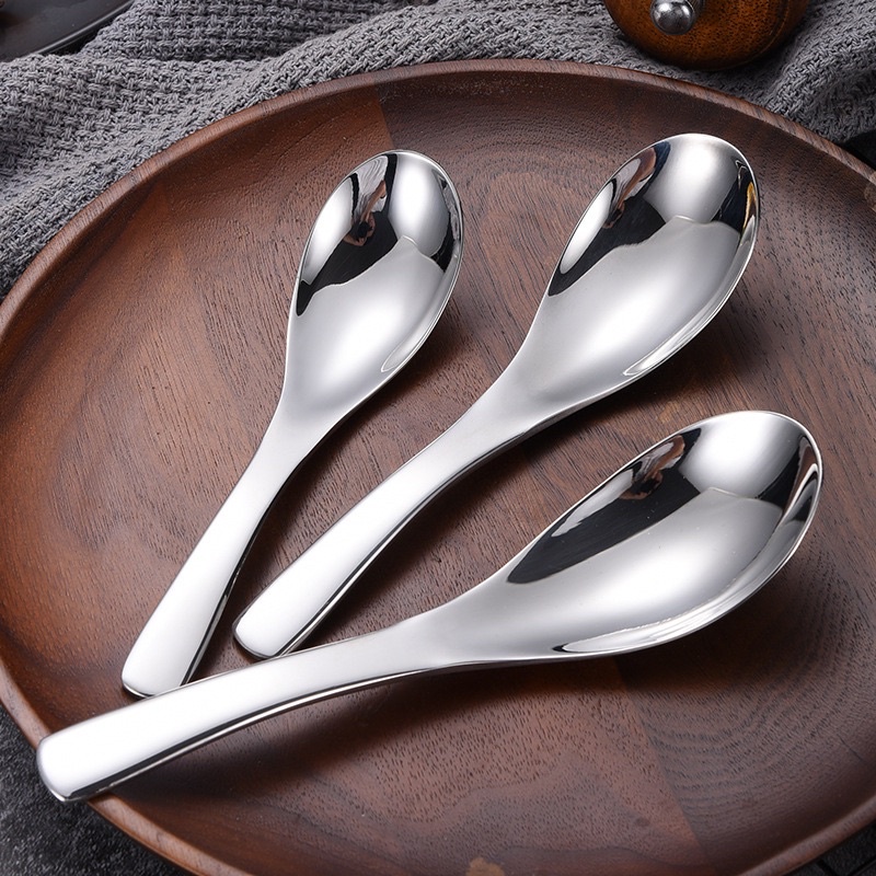 Muỗng thìa ăn phở súp inox 316 sáng bóng, cao cấp, sang trọng, tinh tế
