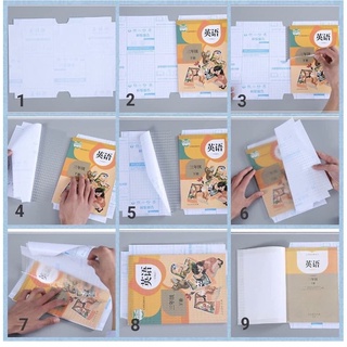 Bọc sách Decal siêu bền tặng kèm 10 nhãn vở