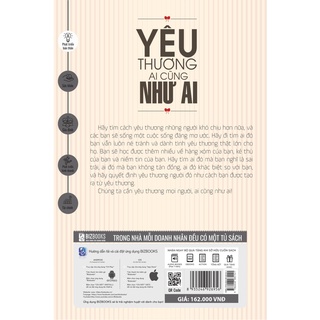 Sách - Yêu Thương Ai Cũng Như Ai Mcbooks
