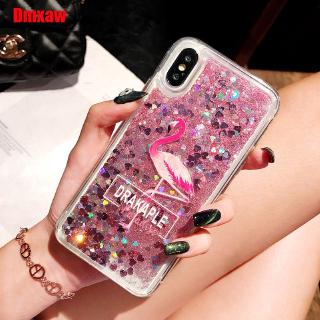 Vỏ Kỳ Lân Cho OPPO A57 A77 2022 A96 4G A76 4G A54 A94 4G A53 A33 A32 2020 A15 A15S Ốp Lưng Quicksand Liquid Unicorn Flamingo Lấp Lánh Bling Phim Hoạt Hình