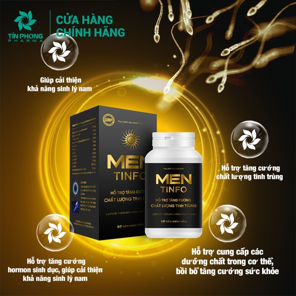 Ảnh Viên Uống TPBVSK MENTINFO Hỗ Trợ Cải Thiện Sinh Lý Nam Hộp 60 Viên 1