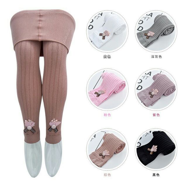 Quần legging len tăm cho bé từ 6 tháng tới 8 tuổi
