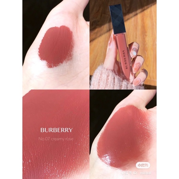 Son Burberry Kisses Lip Lacquer Creamy Rose No.07