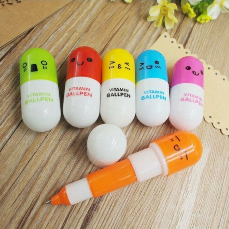 Bút bi hình viên thuốc vitamin | Shopee Việt Nam