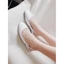 Giày búp bê nữ cao gót mũi vuông Annmodels 2 phân kiểu dáng slingback hở gót _MIN028XM