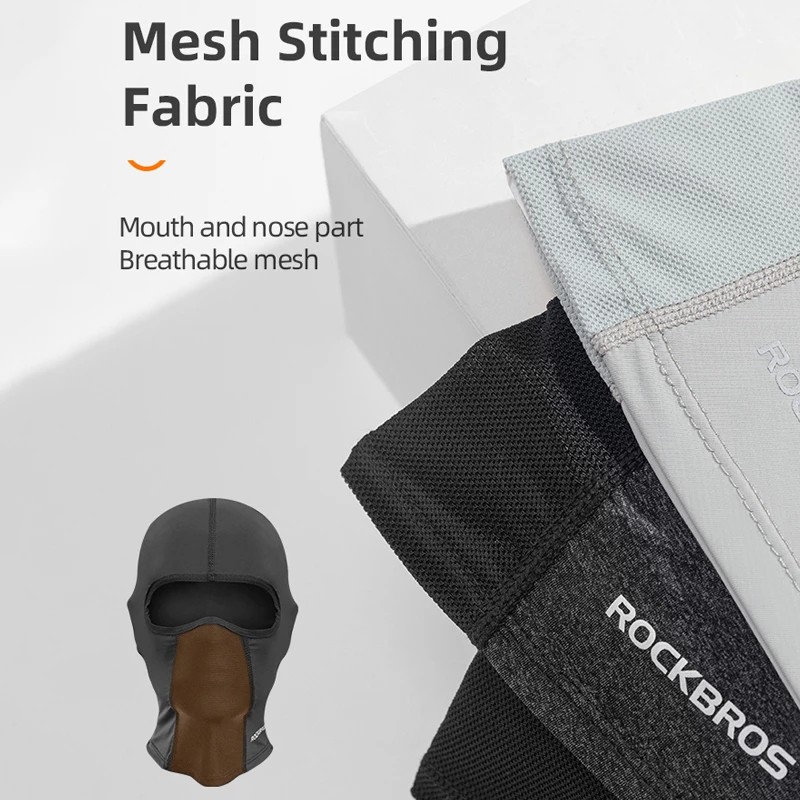 Mặt nạ đi xe đạp ROCKBROS - Giữ mát với mặt nạ thoáng khí và tái sử dụng để chống nắng