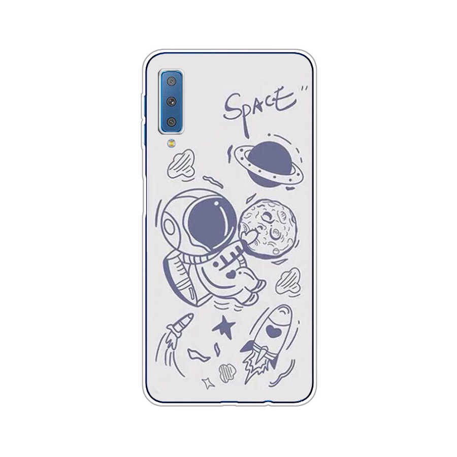 Ốp Điện Thoại TPU Dẻo In Họa Tiết Độc Đáo Thời Trang Cho Samsung Galaxy a7 2015 a7 2016 a7 2017 a7 2018