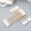 Set 100 tăm bông thân gỗ dùng hai đầu hỗ trợ làm sạch trang điểm
