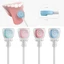 Yoo Lollipop Shape Baby Lưỡi Cleaner Dụng cụ cạo lưỡi Đồ chơi mọc răng cho trẻ sơ sinh