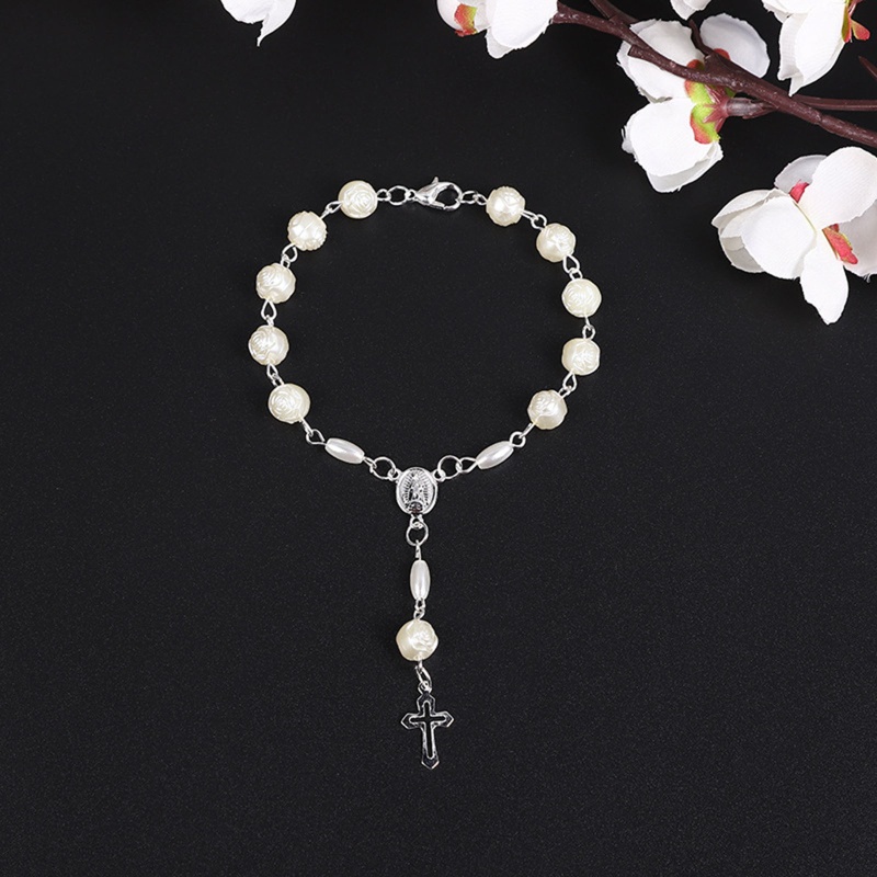 Nhà Thờ Công Giáo Mỹ Thánh Giá Cho Mặt Dây Chuyền Chữ Thập Mân Côi Vòng Tay Chúa Kitô Cầu Nguyện Nhựa Mân Côi Hạt Dây Xích Tôn Giáo Ngọc