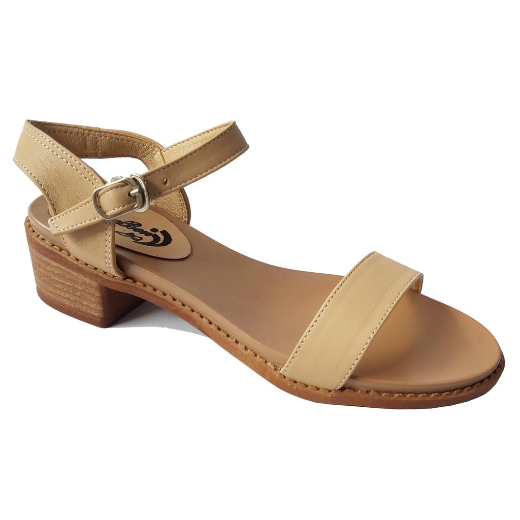 Giày Sandal Cao Gót Nữ Da Bò BIGGBEN HKD166