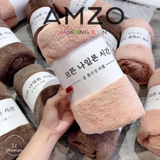 AMZO_KHĂN TẮM HÀN QUỐC 1M4*70CM NẶNG THẤM HÚT NHANH/ MỀM MỊN SIÊU THẤM HÚT