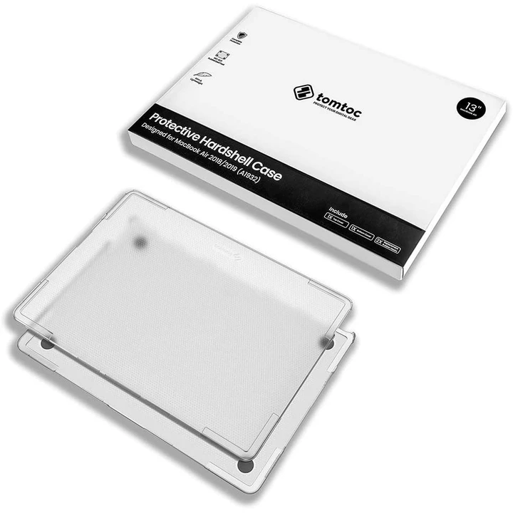 Ốp Macbook cao cấp TOMTOC HardShell Slim for Macbook Air 13" (2018-2021) Macbook Air M1 - Model A1932 , A2179 , A2337
