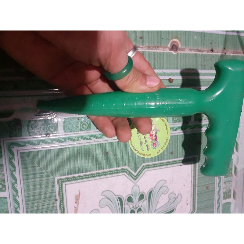 Dụng Cụ Soi Lỗ Gieo Hạt, Cây Bằng Nhựa Có Tay Cầm Nhẹ Bền