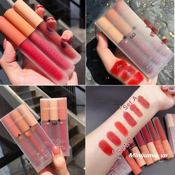 tuan077 HERORANGE Son Kem Chất Lì Vỏ Nhung Nội Địa Trung Cao Cấp tuan077