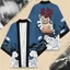 YB1 Anime Demon Slayer: Kimetsu No Yaiba Cosplay Cardigan Kimono Haori Rời Nhân Quả Áo Tanjirou Nezuko Zenitsu Áo
