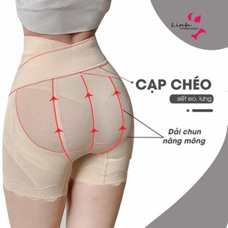 Quần gen nịt bụng giảm mỡ Phương Linh Underwear,nâng mông cạp cao,định hình siết eo chống cuộn,nâng mông chống xệ cao cấ