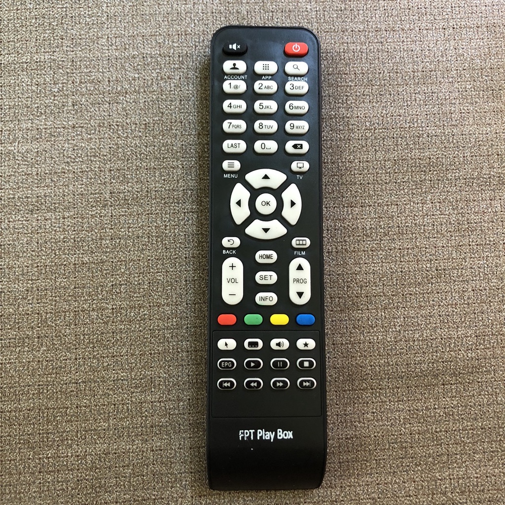 Điều khiển đầu thu FPT Play Box chính hãng có chức năng tìm kiếm - Remote điều khiển FPT  Play Box 2017 - Chính hãng