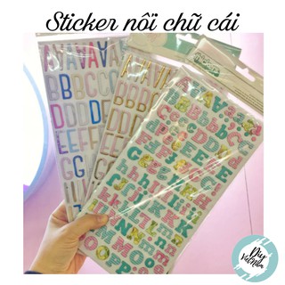 STCKER NỔI CHỮ CÁI