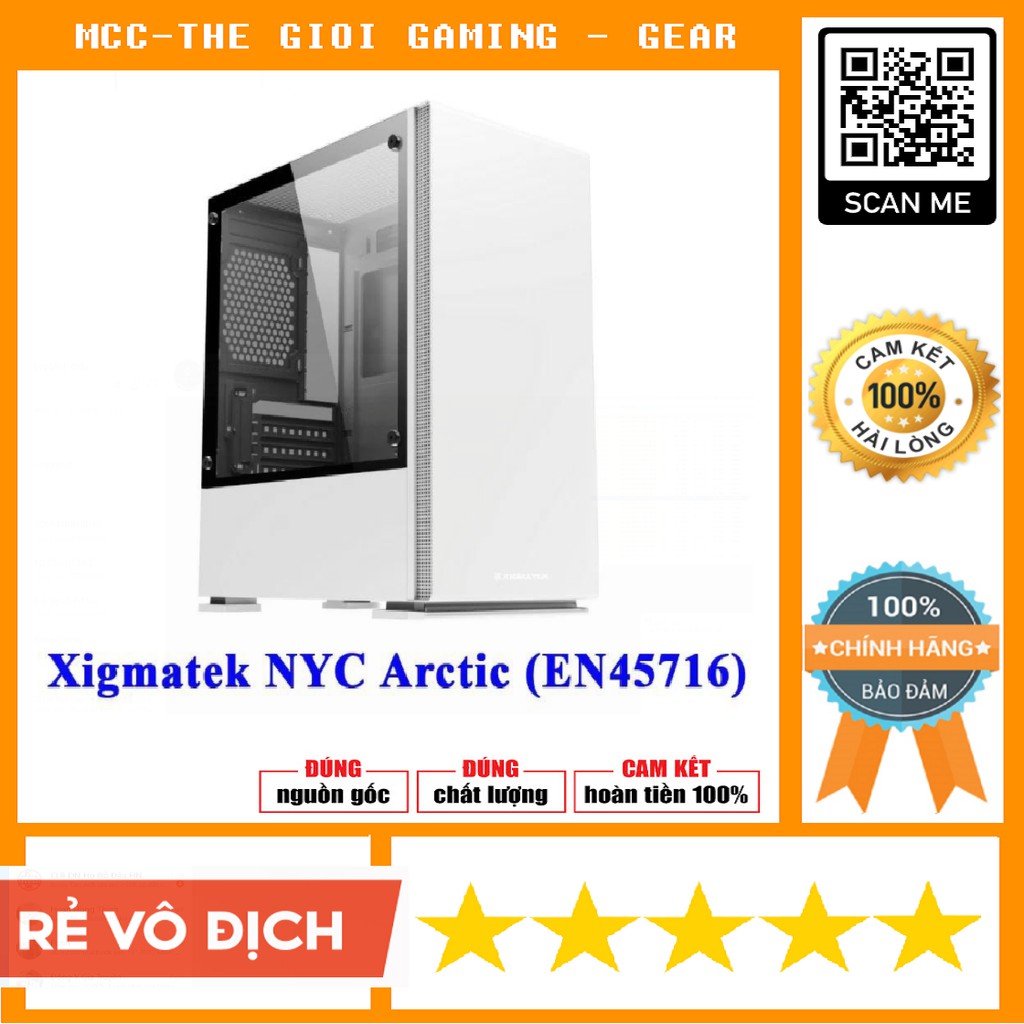 CASE XIGMATEK NYC ( BLACK, QUEEN, ARCTIC) Shopee Việt Nam