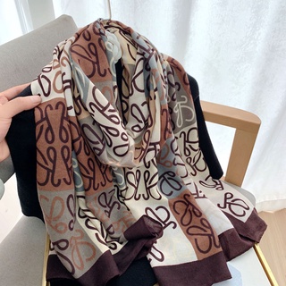 Khăn Choàng Cotton Lanh Đa Chức Năng Phong Cách Hàn Quốc Mới