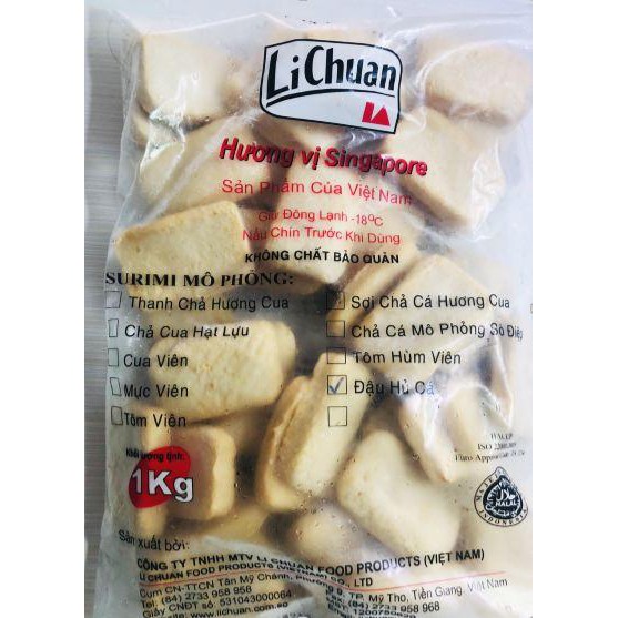 500G ĐẬU HŨ HẢI SẢN LI CHUAN