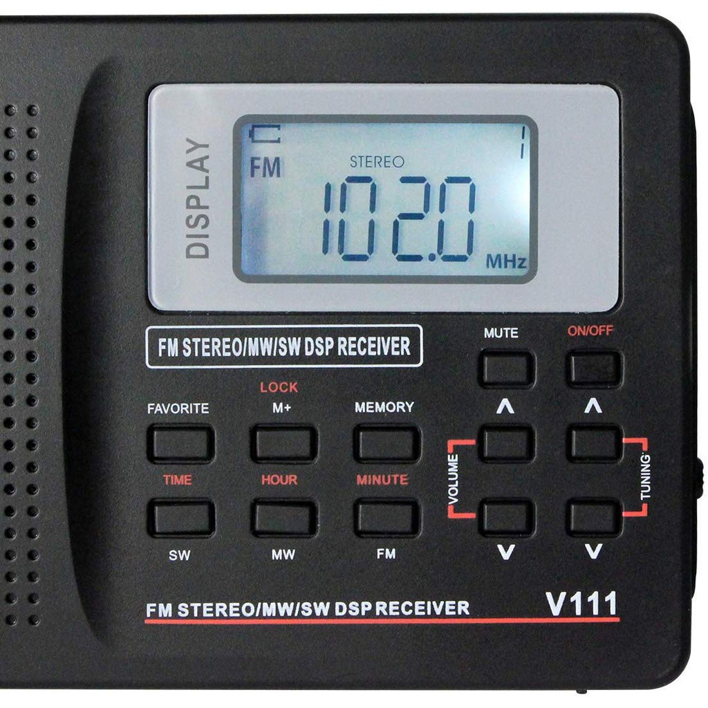 Ảnh Radio Retekess V111 Hỗ Trợ Pin AM FM / AA Kèm Tai Nghe Tiện Lợi 3