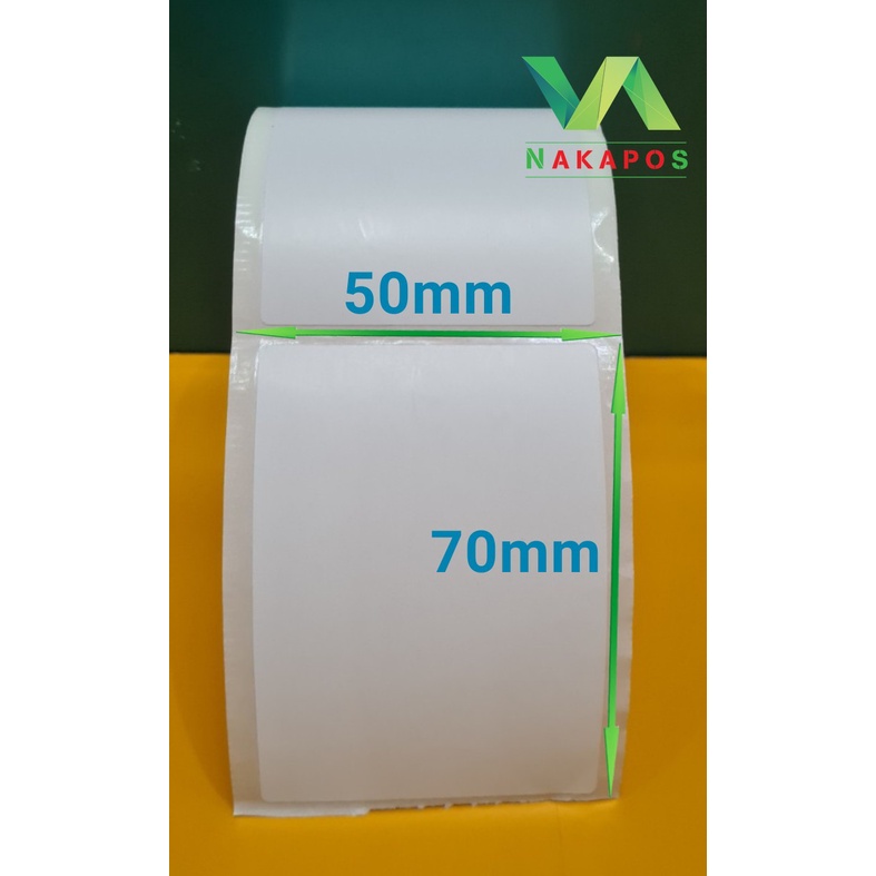 [THÙNG 100 CUỘN] Giấy In Tem 50x70mm Nhãn Mã Vạch Nhiệt 5x7 cm (Tem Đứng) Decal nhiệt 50*70 giấy nhiệt 50x70 Nhãn dán