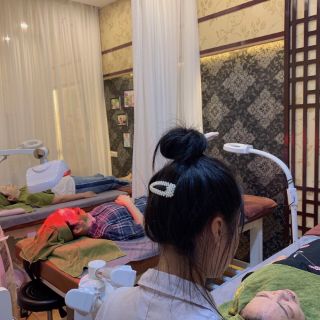 Rèm voan Spa (kèm móc, đã có sóng rèm)