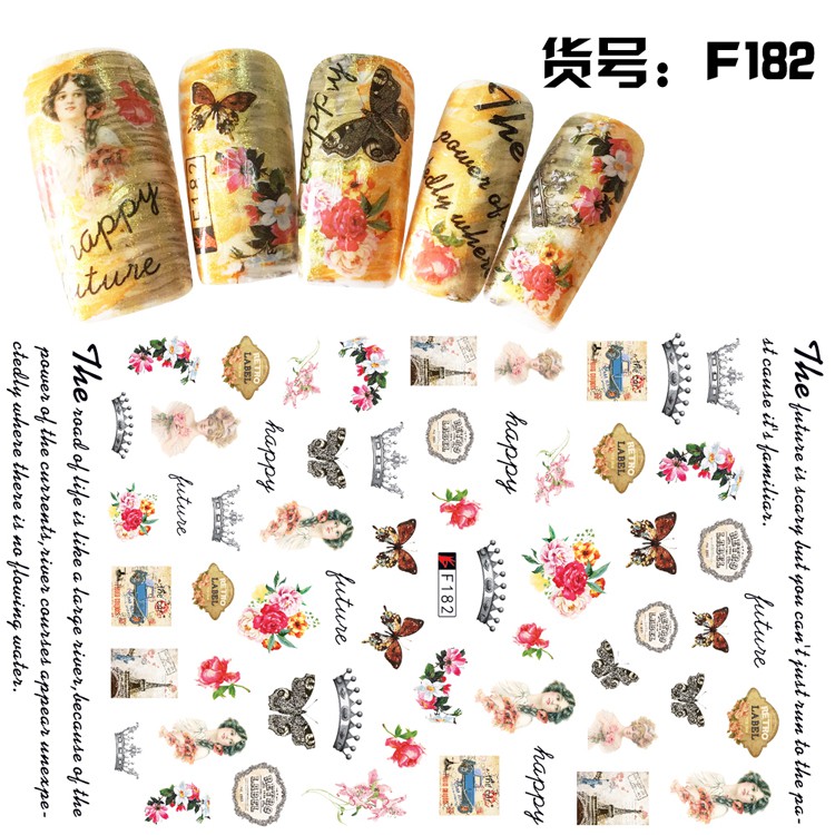 Sticker Mẫu buffterfly, mẫu bướm nhỏ