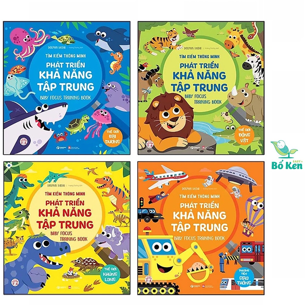Ảnh Sách - Tìm Kiếm Thông Minh Phát Triển Khả Năng Tập Trung [Cho bé 2-6 tuổi] 1