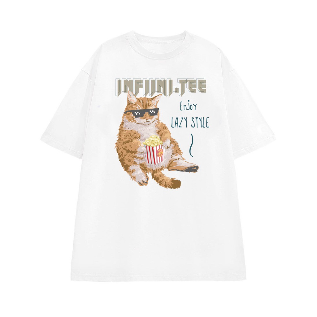 Áo thun INFINITEE Fni0862, Thun 100% Cotton - form rộng Unisex.