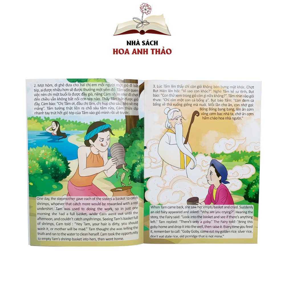 Ảnh Sách Truyện cổ tích Việt Nam song ngữ Việt Anh chọn lọc cho bé (Bộ 8 quyển) 2