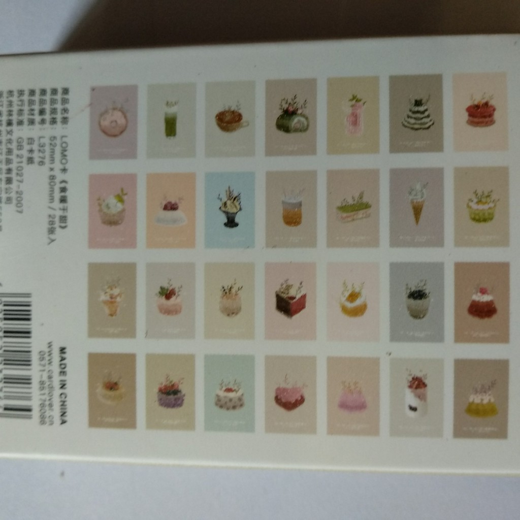 Lomocard/Minicard Bánh Ngọt