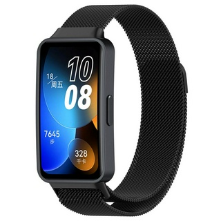Vòng đeo tay bằng thép không gỉ từ tính Milanese Loop cho Huawei Band 8 / 9 / 10