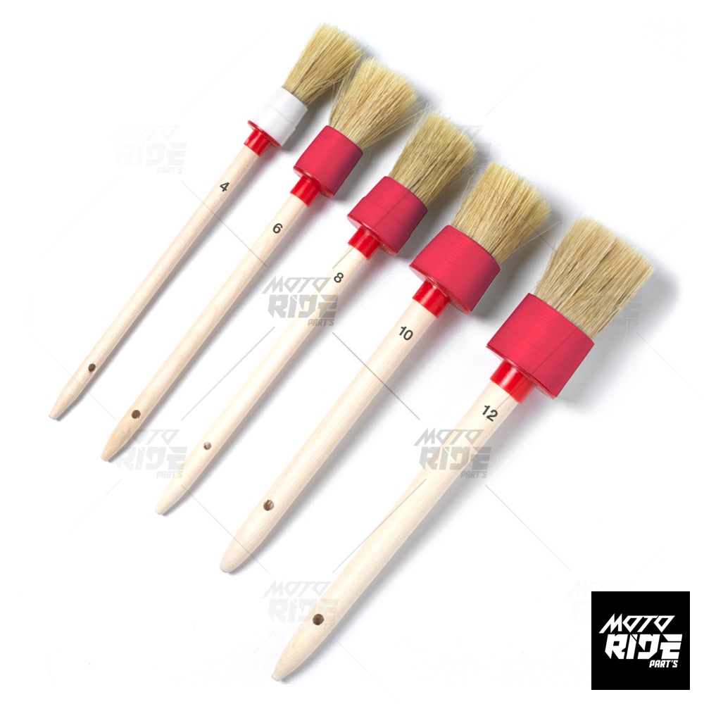 CỌ DETAILING RỬA XE LÔNG HEO CÁN GỖ #4 #6 #8 #10 #12 | Shopee Việt Nam