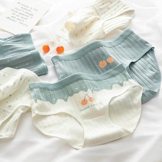 Quần Cotton Tăm Hoạ Tiết Quả Cherry Cực Rễ Thương,