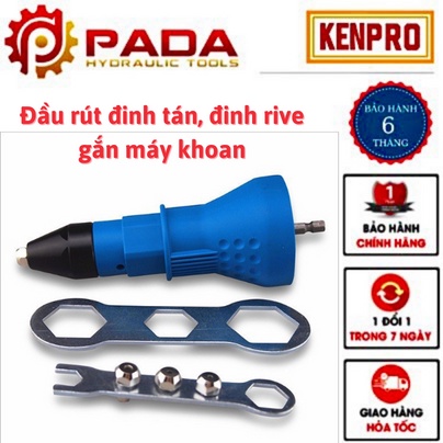 Đầu rút đinh tán,đinh rive gắn máy khoan tiện dụng, chất lượng ...