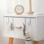 Móc treo đồ cài cửa tủ 2 chấu Inox hình chữ S 2 kích cỡ tiện dụng