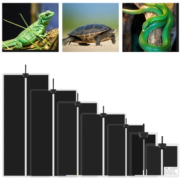 Thảm sưởi bò sát 5-45W 0-35°C Thú Cưng Terrarium Leo Sưởi Ấm Miếng Lót Ấm Có Thể Điều Chỉnh Nhiệt Độ Bộ Điều Khiển Thảm Bò Sát Cung Cấp 1Pc