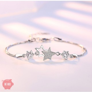 Lắc tay ngôi sao  BHLT04 tím/ trắng