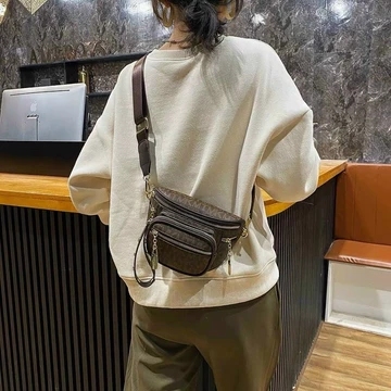 Women's Korean-Style Belt Bag – Beige