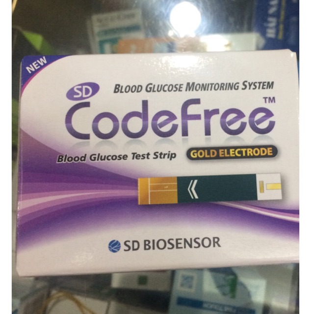 Hộp 50 que thử đường huyết SD Codefree ( tiểu đường SD Code free ...