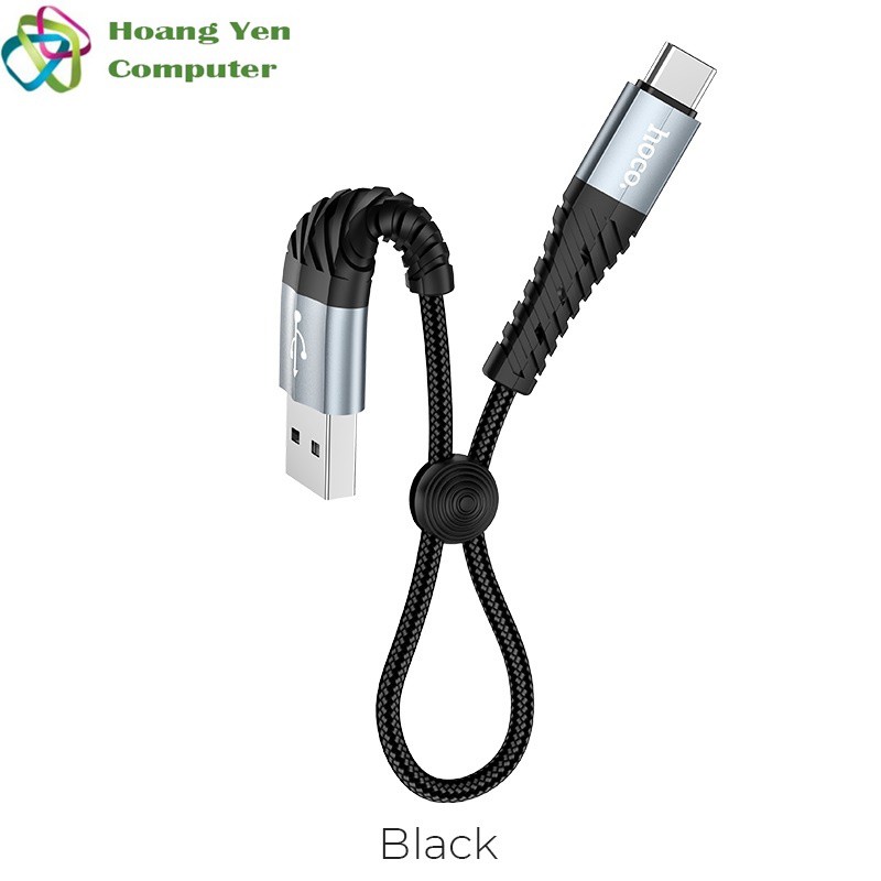 Cáp Sạc TYPE C Hoco X38 Dài 25CM Dây Dù Cho Android - BH 3 Tháng 1 đổi 1 (MÀU SẮC NGẪU NHIÊN) - Hoàng Yến Computer