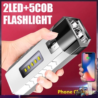 Đèn Pin LED 1200mAh COB Chống Nước 500lm